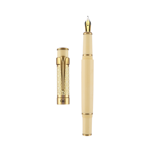 Valor Ivory Gold Fountain Pen