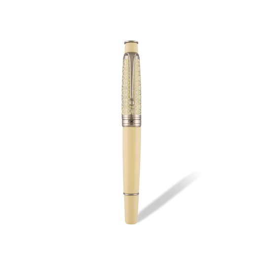 Royale Ivory Silver Roller Ball Pen