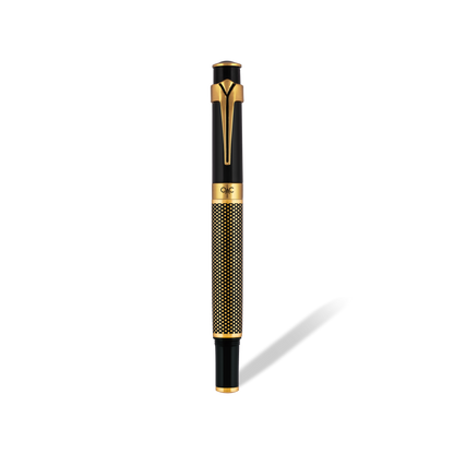 Valor Ebony Polka Dot Fountain Pen