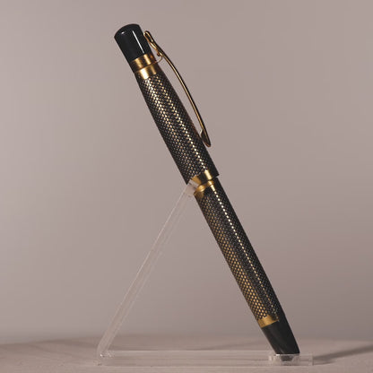 Tulip Ebony Polka Dot Roller Ball Pen