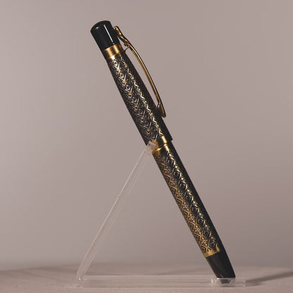 Tulip Ebony Diamond Roller Ball Pen