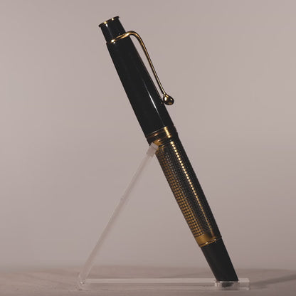 Royale Ebony X Hatch Roller Ball Pen