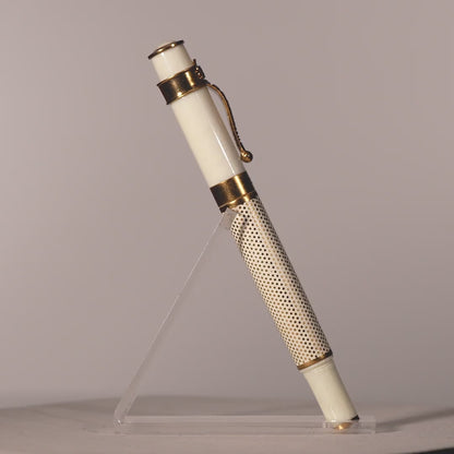 Autograph Ivory Polka Dot Roller Ball Pen