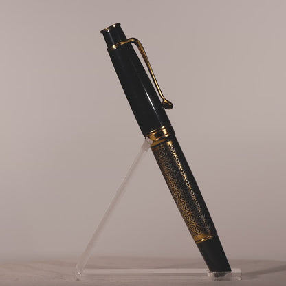 Royale Ebony Diamond Roller Ball Pen