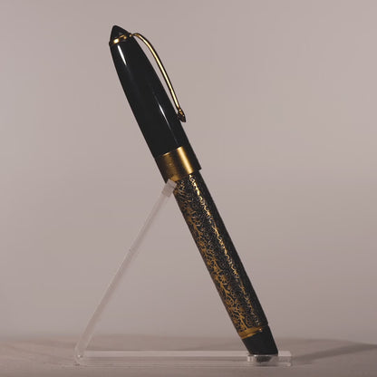 Epic Ebony Blossom Roller Ball Pen
