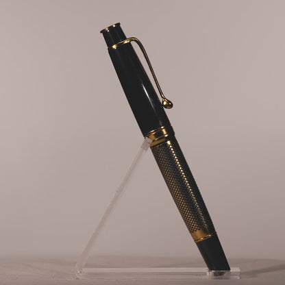 Royale Ebony Polka Dot Roller Ball Pen