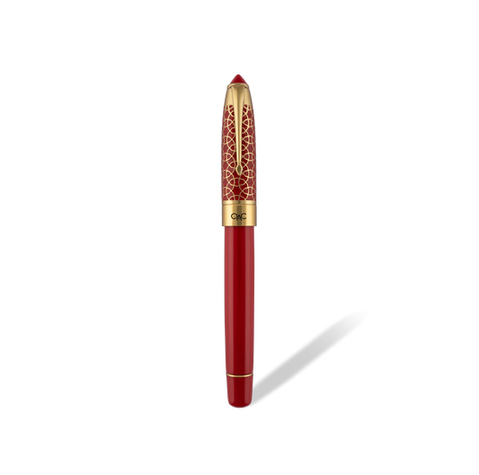 Epic Red Gold Roller Ball Pen
