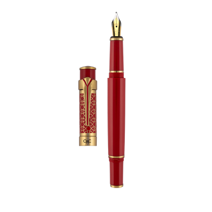 Valor Red Gold Fountain Pen