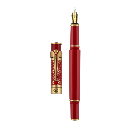Valor Red Gold Fountain Pen