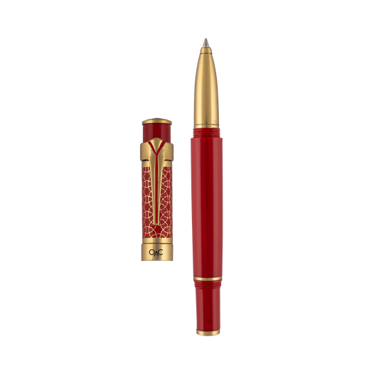 Valor Red Gold Roller Ball Pen