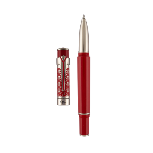 Valor Red Platinum Roller Ball Pen