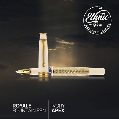 Royale Ivory Apex Fountain Pen