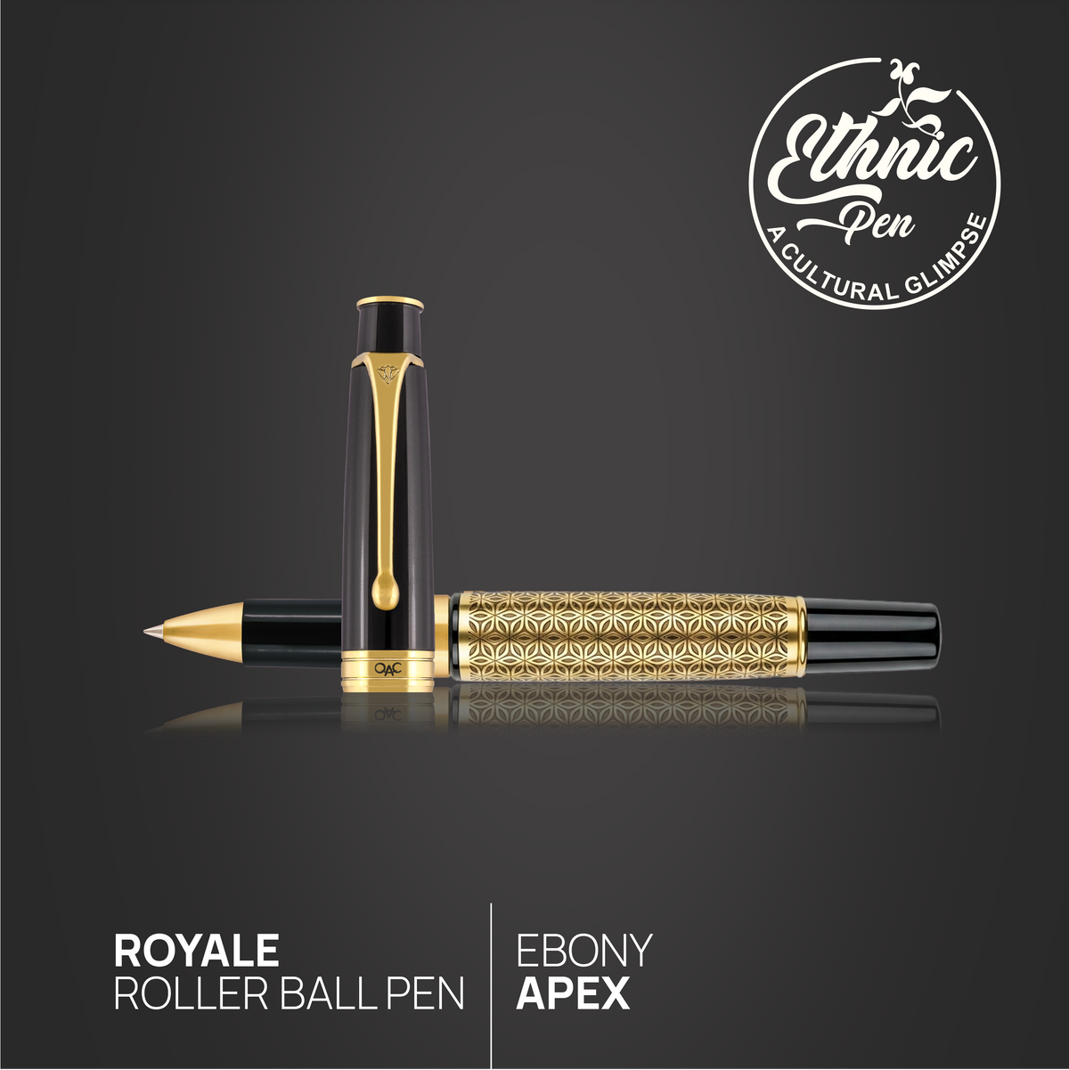 Royale Ebony Apex Roller Ball Pen