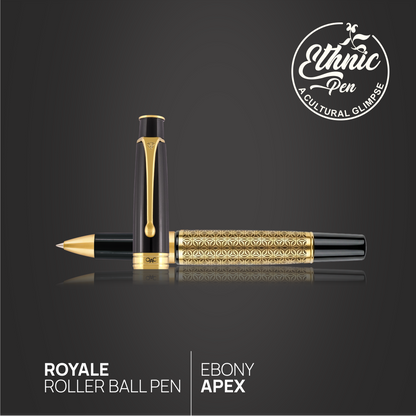 Royale Ebony Apex Roller Ball Pen