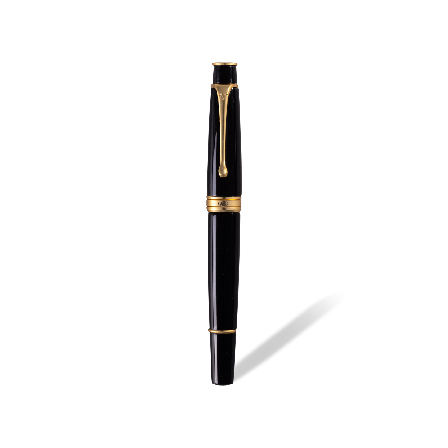 Royale Classic Fountain Pen Black Gold Diplomat
