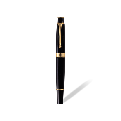 Royale Classic Roller Ball Pen Black Gold Diplomat