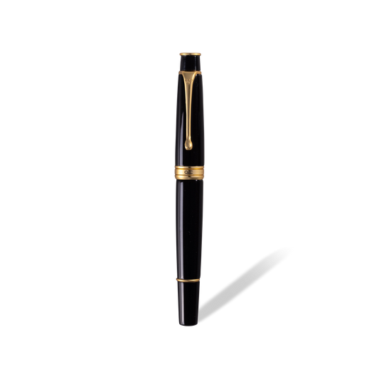 Royale Classic Roller Ball Pen Black Gold Diplomat