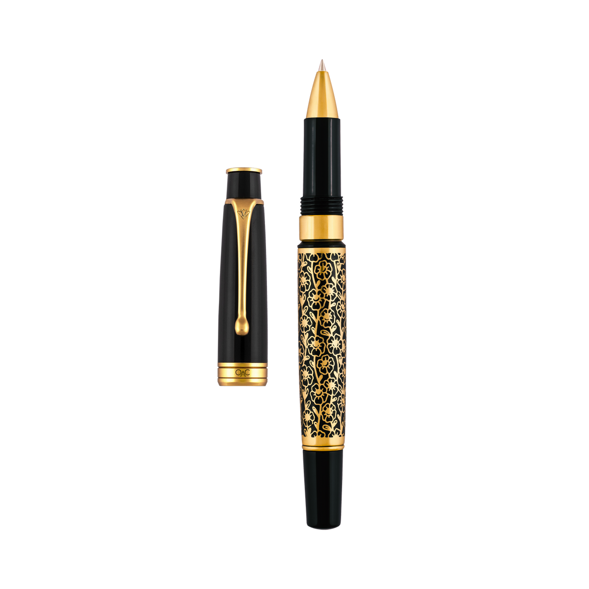 Royale Ebony Blossom Roller Ball Pen