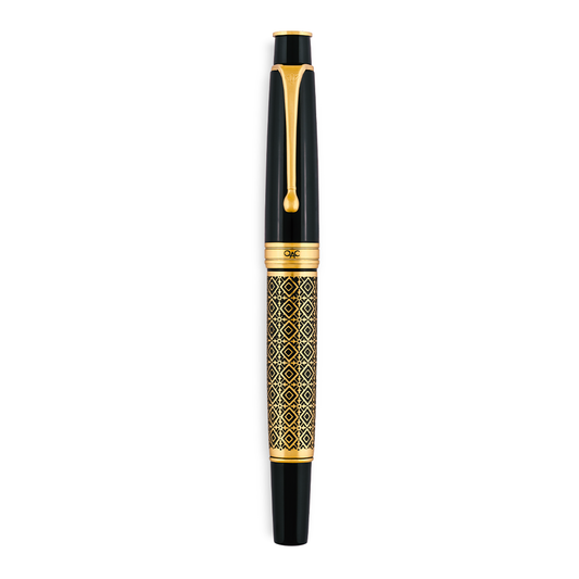Royale Ebony Diamond Roller Ball Pen