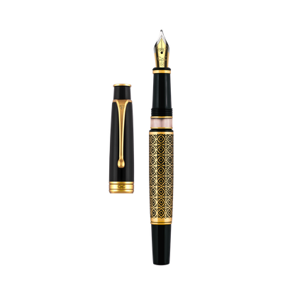 Royale Ebony Diamond Fountain Pen