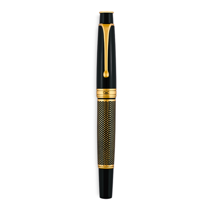Royale Ebony Polka Dot Roller Ball Pen