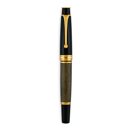 Royale Ebony Polka Dot Fountain Pen