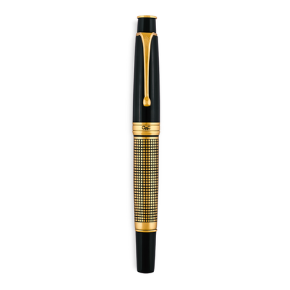Royale Ebony X Hatch Roller Ball Pen