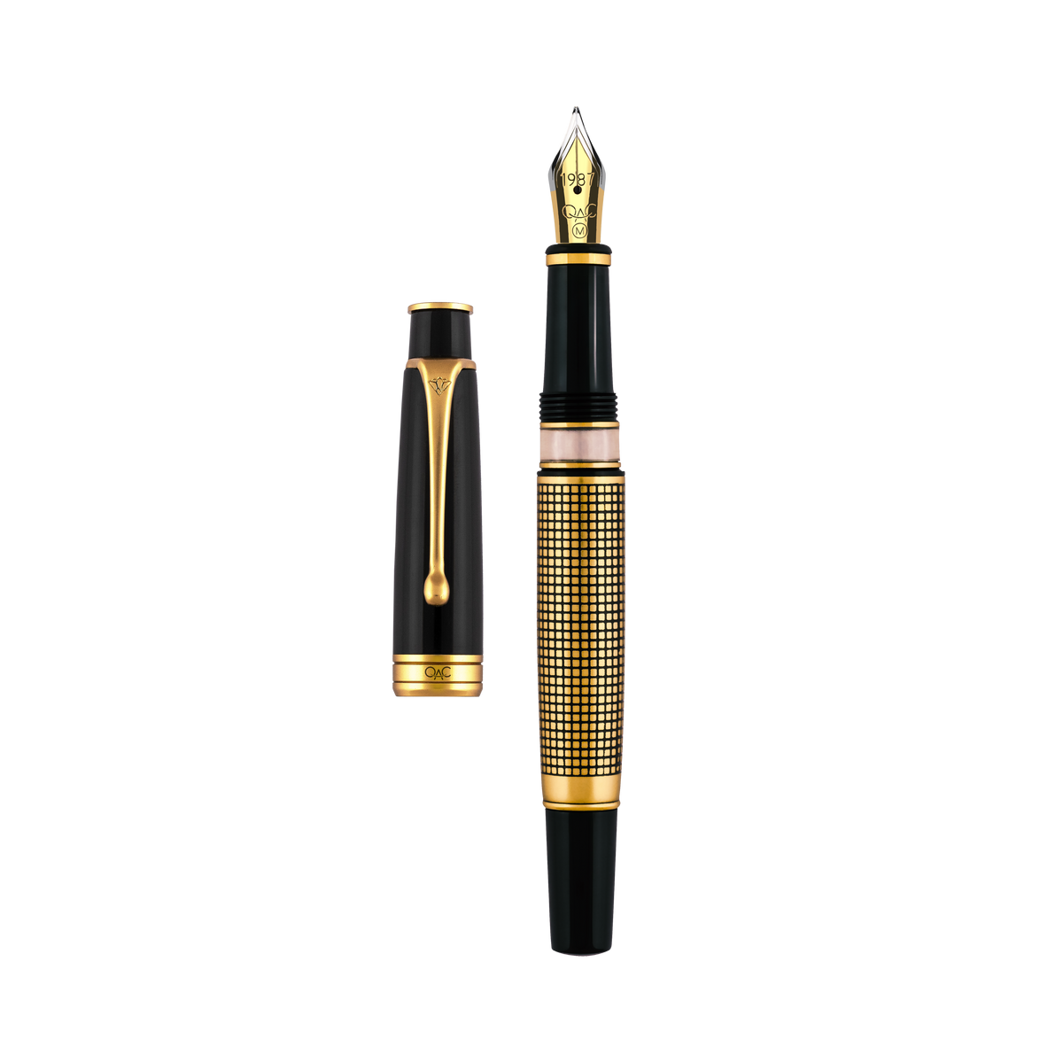Royale Ebony X Hatch Fountain Pen