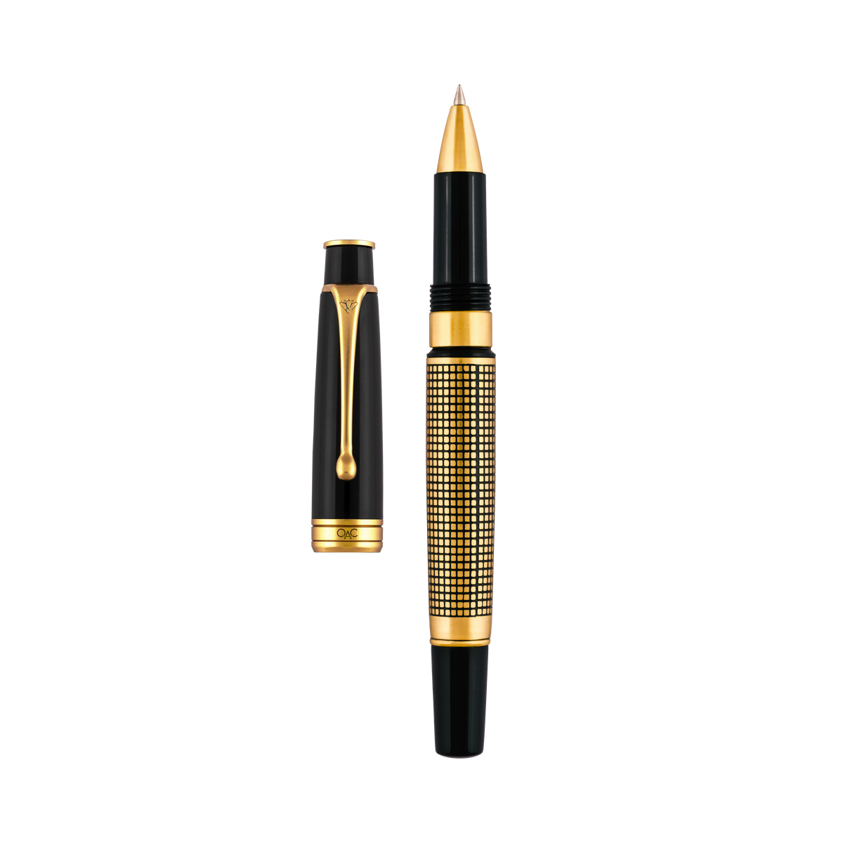 Royale Ebony X Hatch Roller Ball Pen
