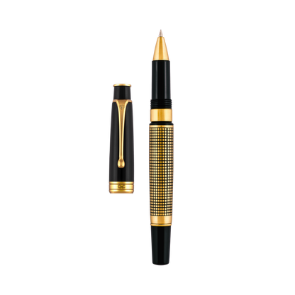 Royale Ebony X Hatch Roller Ball Pen