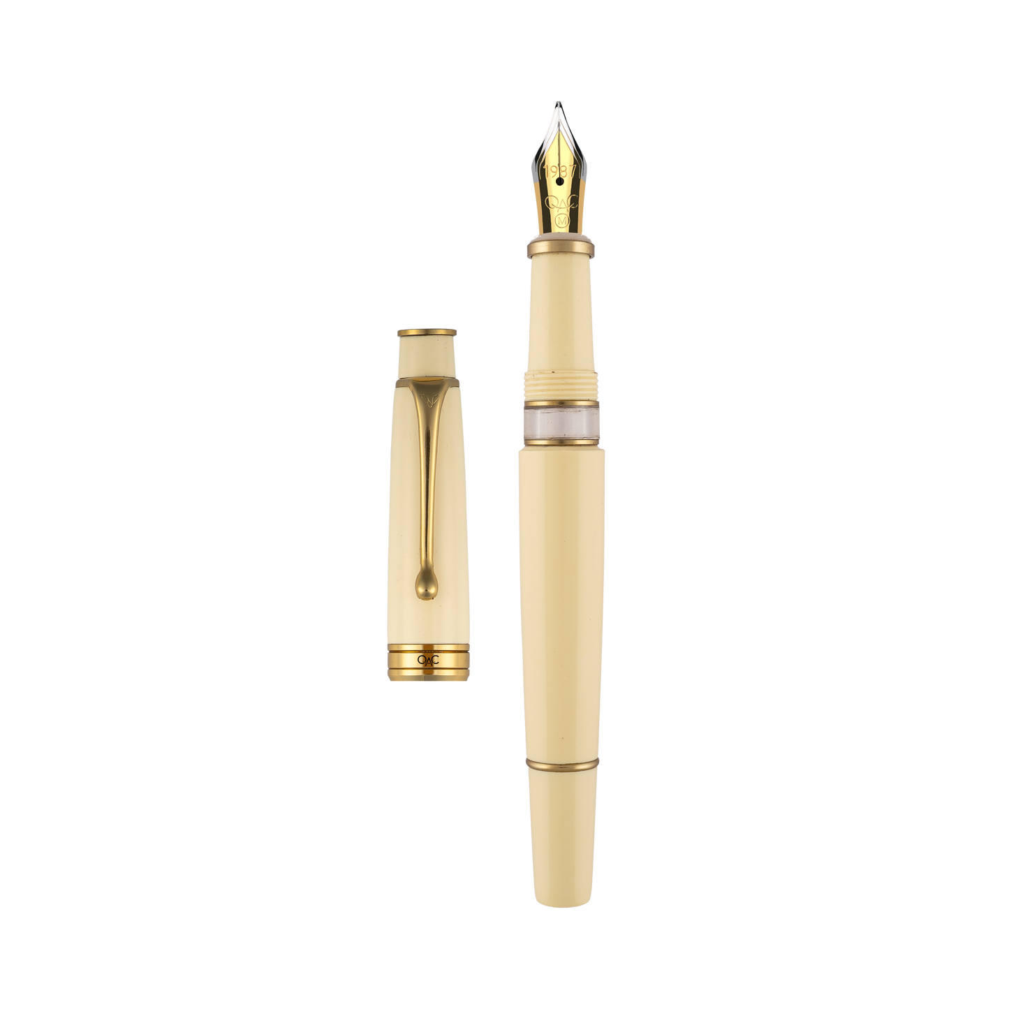 Royale Classic Fountain Pen Ivory Gold Diplomat