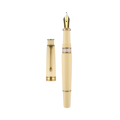 Royale Classic Fountain Pen Ivory Gold Diplomat