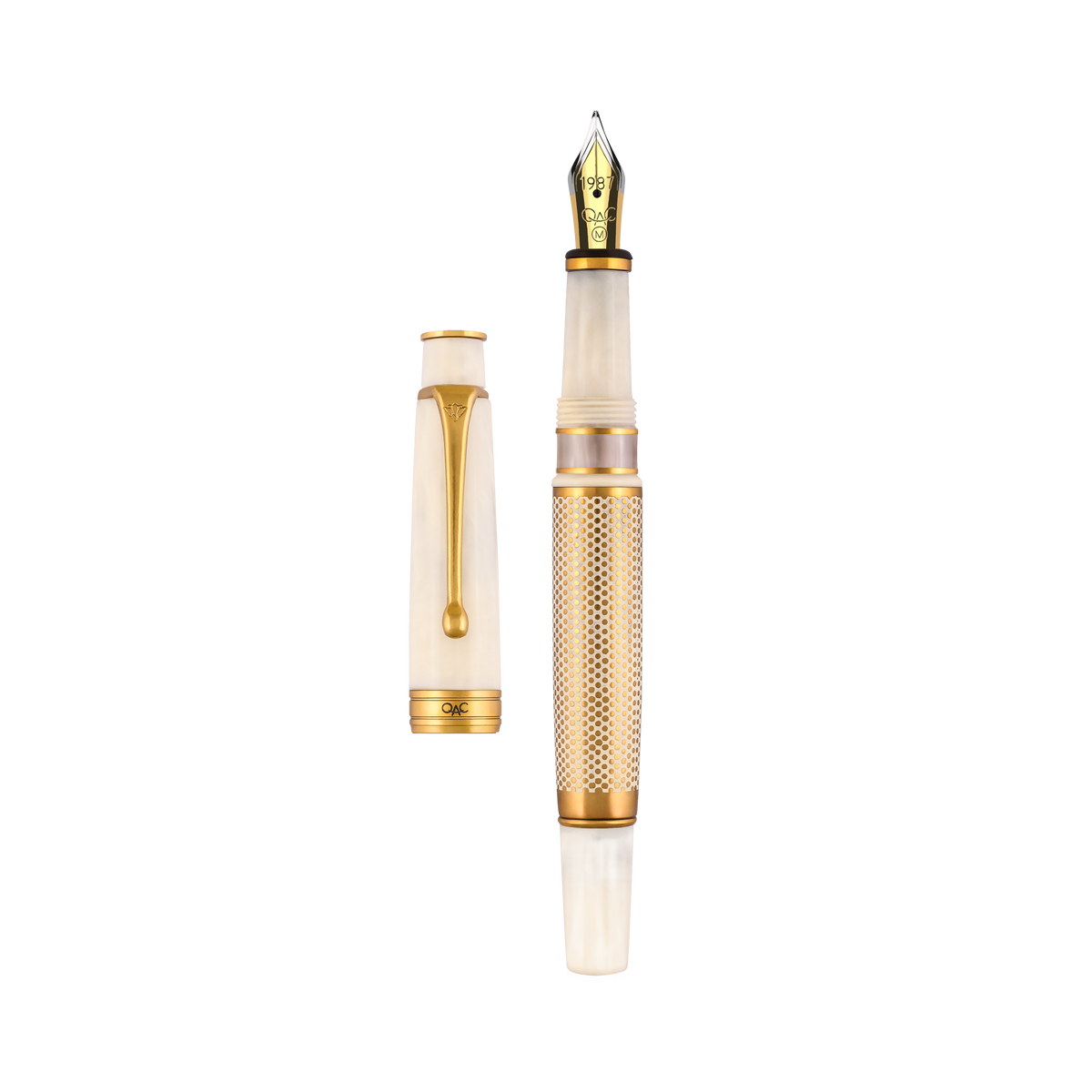 Royale Ivory Polka Dot Fountain Pen