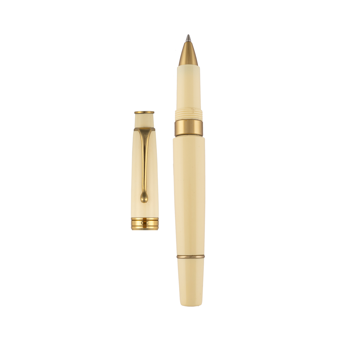 Royale Classic Roller Ball Pen Ivory Gold Diplomat