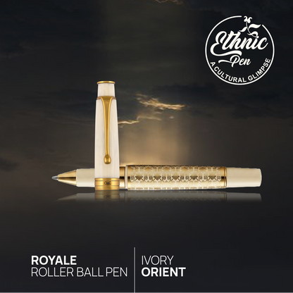 Royale Ivory Orient Roller Ball Pen