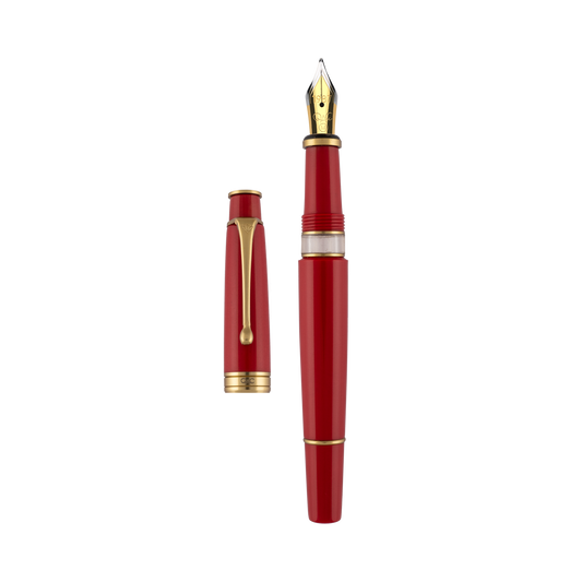 Royale Classic Fountain Pen Red Gold Diplomat