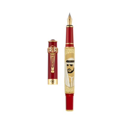 Imperial Sultan Hamdan Fountain Pen Red