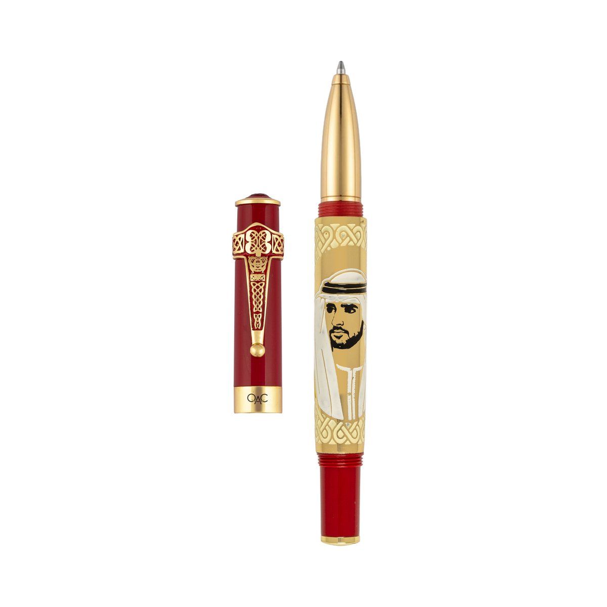 Imperial Sultan Hamdan Roller Ball Pen Red