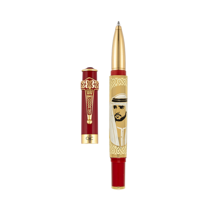 Imperial Sultan Hamdan Roller Ball Pen Red