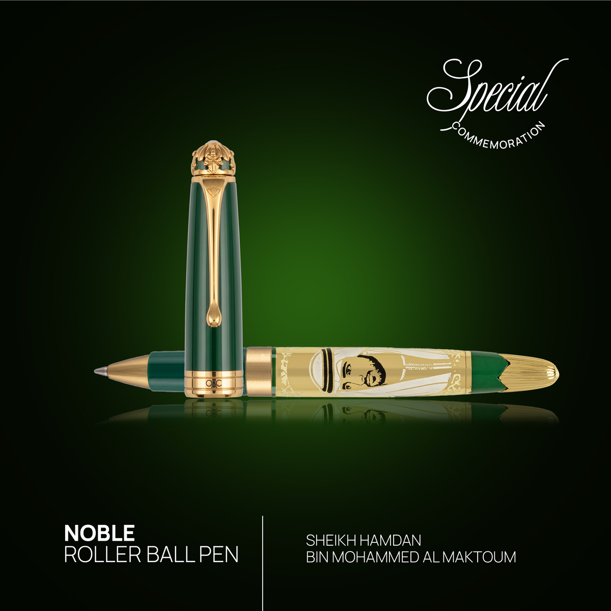 Noble Sultan Hamdan Roller Ball Pen Green