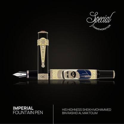 Imperial Sheikh Mohammed Bin Zayed Bin Sultan Al Nahyan Fountain Pen Black