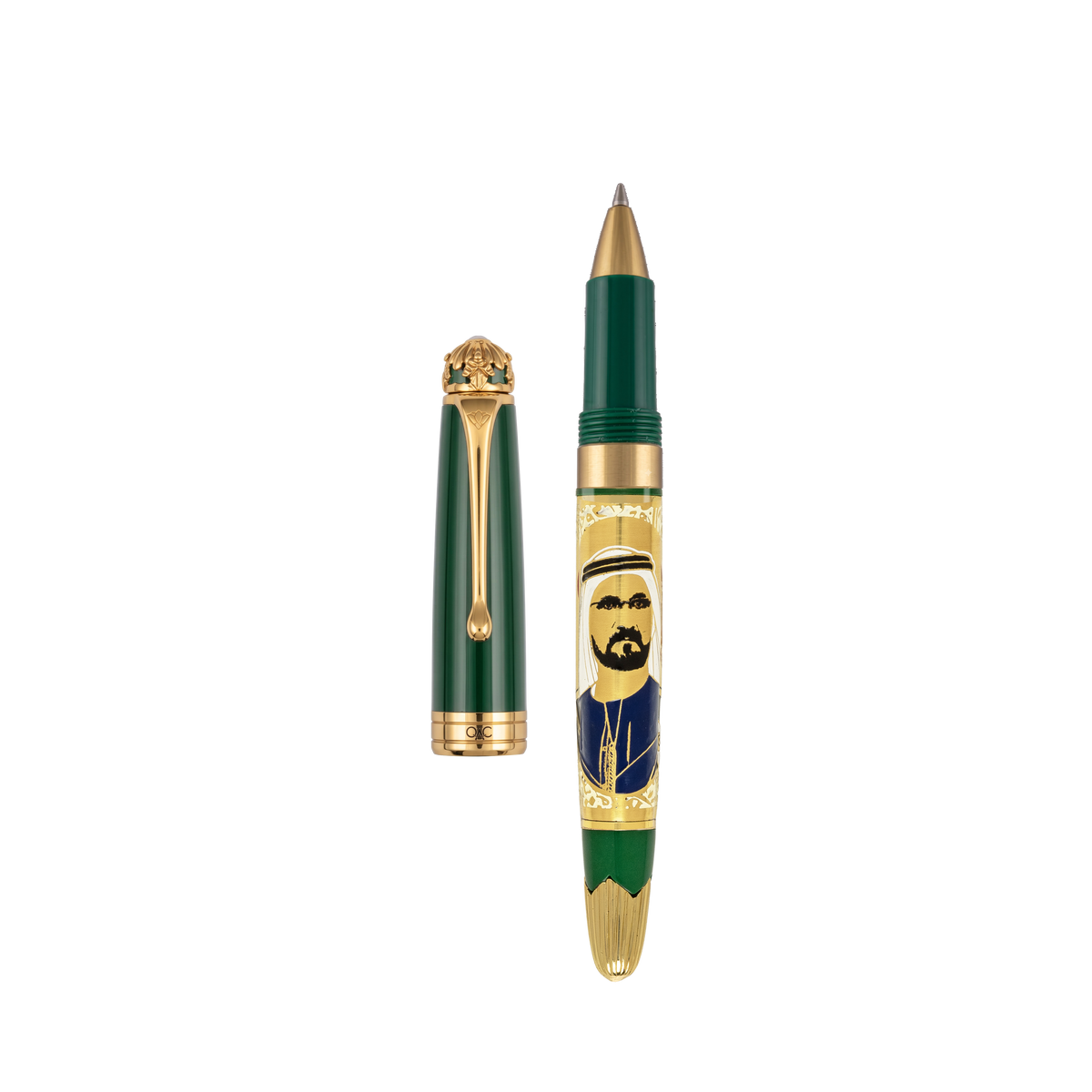 Noble Sheikh Mohammed Bin Rashid Al Makhtoum Roller Ball Pen Green
