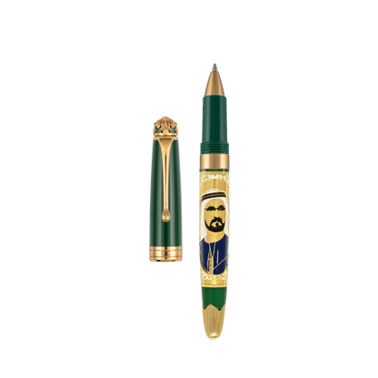 Noble Sheikh Mohammed Bin Rashid Al Makhtoum Roller Ball Pen Green