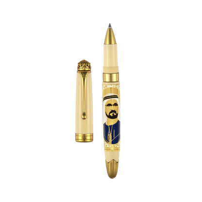 Noble Sheikh Mohammed Bin Rashid Al Makhtoum Roller Ball Pen Ivory