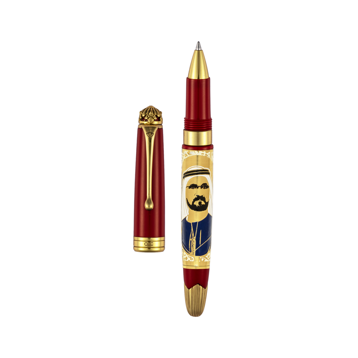 Noble Sheikh Mohammed Bin Rashid Al Makhtoum Roller Ball Pen Red