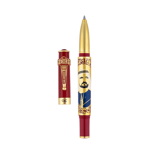 Imperial Sheikh Mohammed Bin Rashid Al Maktoum Roller Ball Pen Red