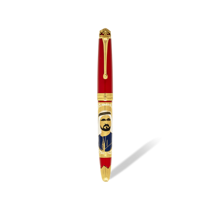 Noble Sheikh Mohammed Bin Rashid Al Makhtoum Roller Ball Pen Red