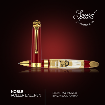 Imperial Sheikh Mohammed Bin Zayed Bin Sultan Al Nahyan Roller Ball Pen Red