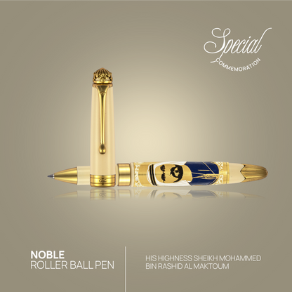 Noble Sheikh Mohammed Bin Rashid Al Makhtoum Roller Ball Pen Ivory