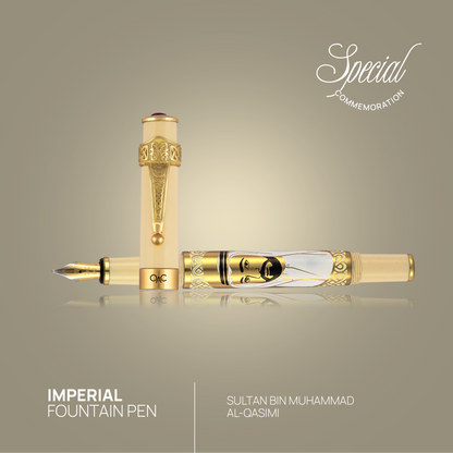 Imperial Sheikh Sultan bin Muhammad Al-Qasimi Fountain Pen Ivory